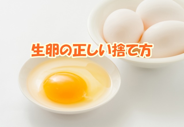 生卵の正しい捨て方